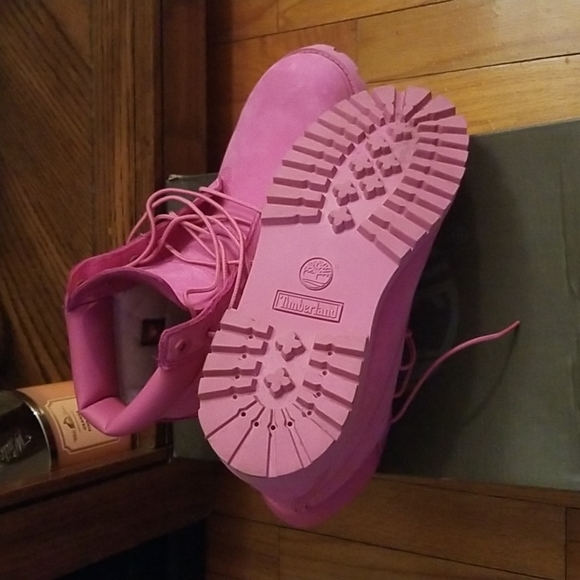 Pink Timberland Boots - Picture 4 of 6